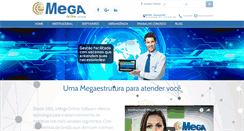 Desktop Screenshot of megaonline.com.br