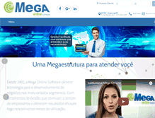 Tablet Screenshot of megaonline.com.br